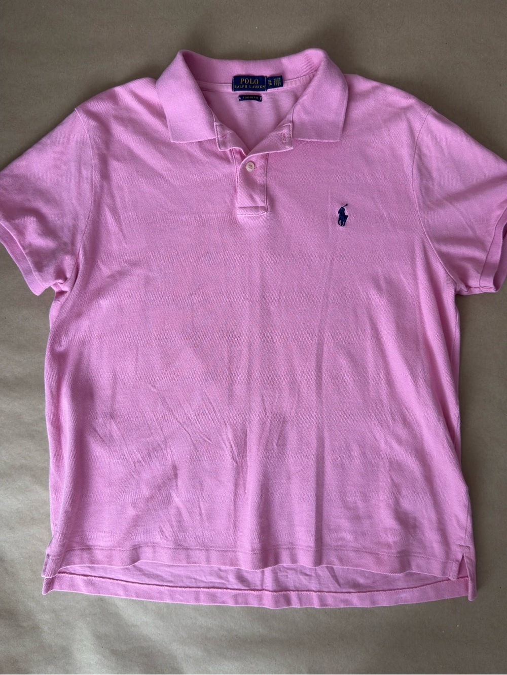Polo by Ralph Lauren Men’s Light Pink Short-Sleeve Polo